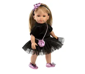 Llorens 53553 ELENA - realistická panenka s měkkým látkovým tělem - 35 cm / od 3 let
