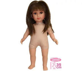 Llorens 535S SARA - realistická panenka s měkkým látkovým tělem - 35 cm / od 3 let