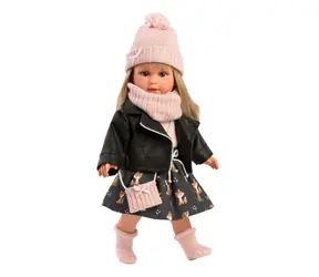 Llorens 54040 CARLA - realistická panenka s měkkým látkovým tělem  - 40 cm / od 3 let