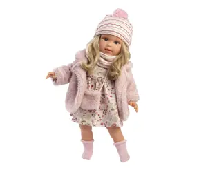 Llorens 54052 LUCIA - realistická panenka s měkkým látkovým tělem  - 40 cm / od 3 let