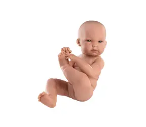 Llorens 63502 NEW BORN HOLČIČKA - realistická panenka miminko s celovinylovým tělem - 35 cm / od 3 let