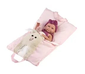 Llorens 73812 NEW BORN HOLČIČKA - realistická panenka miminko s celovinylovým tělem - 40 cm / od 3 let