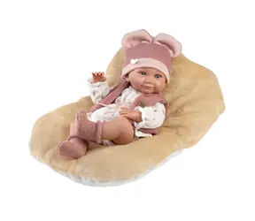 Llorens 73816 NEW BORN HOLČIČKA - realistická panenka miminko s celovinylovým tělem - 40 cm / od 3 let