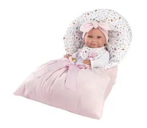 Llorens 73901 NEW BORN HOLČIČKA - realistická panenka miminko s celovinylovým tělem - 40 cm / od 3 let
