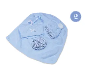 Llorens M26-293 obleček pro panenku miminko NEW BORN velikosti 26 cm / od 3 let