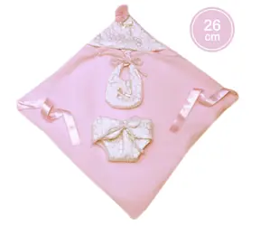 Llorens M26-308 obleček pro panenku miminko NEW BORN velikosti 26 cm / od 3 let