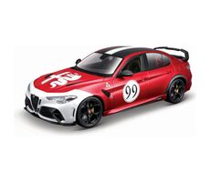Bburago Plus - Alfa Romeo Giulia GTAm - Met Red #99 / měřítko 1:18