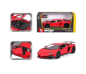 Bburago Plus Lamborghini Aventador LP 750-4 SV Red / měřítko 1:24