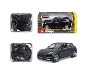 Bburago Plus Porsche Macan Black / měřítko 1:24