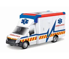 Bburago servisní vozidlo Ambulance with Stretcher / měřítko 1:43