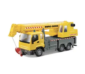 Bburago servisní vozidlo Construction Truck with Crane / měřítko 1:43