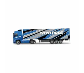 Bburago Volvo FH16 Globetrotter 750 XXL / Trailer - Toyo Tires / měřítko 1:43