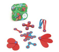 Clixo Itsy Flamingo & Turquoise Magnetická stavebnice / 18ks / od 4 let