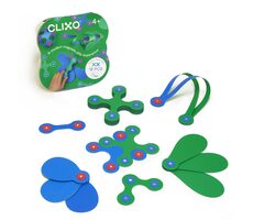 Clixo Itsy Green & Blue Magnetická stavebnice / 18ks / od 4 let