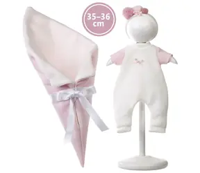 Llorens M636-32 obleček pro panenku miminko NEW BORN velikosti 35-36 cm / od 3 let