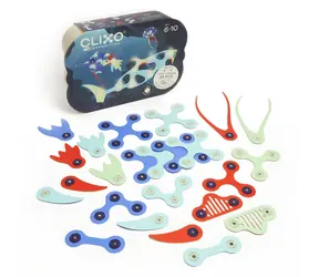 Clixo Ocean Creatures Magnetická stavebnice / 24ks / od 6 let