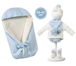 Llorens M738-61 obleček pro panenku miminko NEW BORN velikosti 40-42 cm / od 3 let
