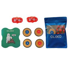 Clixo Wheels - 4 kola a 2 spojky  Magnetická stavebnice / 6ks / od 4 let