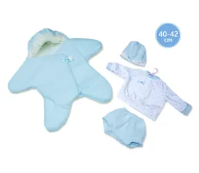 Llorens M740-37 obleček pro panenku miminko NEW BORN velikosti 40-42 cm / od 3 let