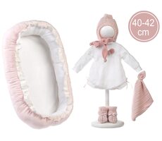 Llorens M740-88 obleček pro panenku miminko NEW BORN velikosti 40–42 cm s doplňky / od 3 let
