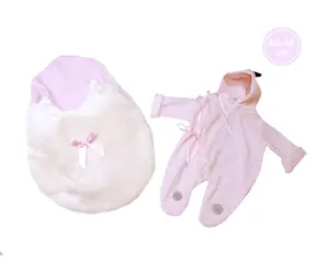 Llorens M843-20 obleček pro panenku miminko NEW BORN velikosti 43-44 cm / od 3 let