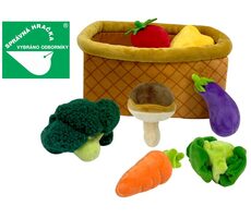 Magic Baby Zelenina v košíku / plyšová hračka / od 2 let