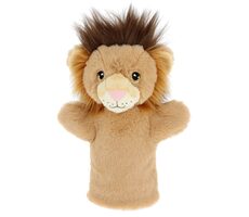 Keel Toys Keeleco Lev eko plyšový maňásek na ruku / 27 cm / 0+