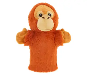 Keel Toys Keeleco Orangutan eko plyšový maňásek na ruku / 27 cm / 0+