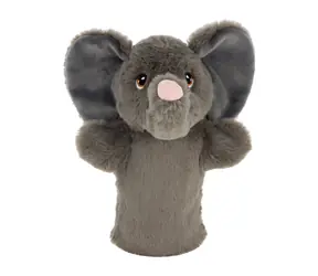 Keel Toys Keeleco Slon eko plyšový maňásek na ruku / 27 cm / 0+