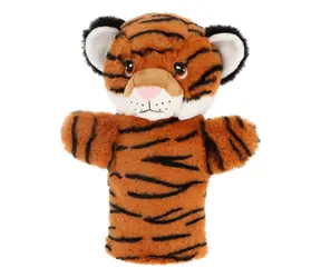 Keel Toys Keeleco Tygr eko plyšový maňásek na ruku / 27 cm / 0+