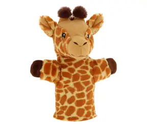 Keel Toys Keeleco Žirafa eko plyšový maňásek na ruku / 27 cm / 0+