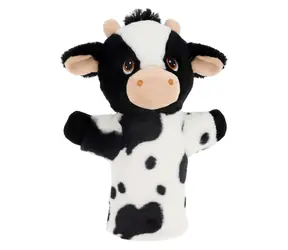 Keel Toys Keeleco Kráva eko plyšový maňásek na ruku / 27 cm / 0+