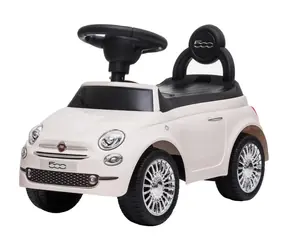 Buddy Toys Odrážedlo FIAT 500 bílá / od 2 let / max. nosnost 25 kg