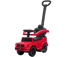 Buddy Toys Odrážedlo Mercedes Benz G350d 3v1 červená / od 2 let / max. nosnost 25 kg