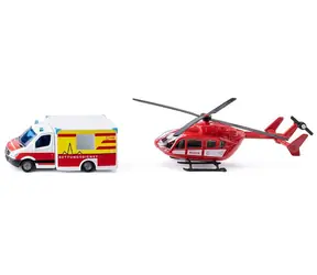 SIKU Super - Ambulance a vrtulník, set