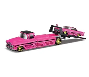 Maisto - Design Elite Transport, 1957 Chevrolet Flatbed + 1959 Chevrolet Impala SS, 1:64