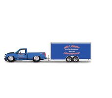 Maisto - Design Tow & Go, 1993 Chevrolet 454 SS Pickup Car Trailer, 1:64