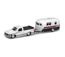 Maisto - Design Tow & Go, 1993 Chevrolet 454 SS Pick-up Camper Trailer, 1:64