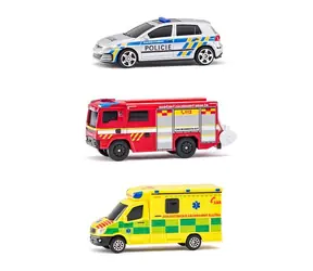 Maisto - CZ - Sada Záchranných vozidel, Česká republika - Policie, Sanitka, Hasičský vůz, 1:64