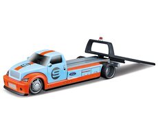 Maisto Flatbed - 2019 Ford GT Heritage Edition, světle modrá, 1:64