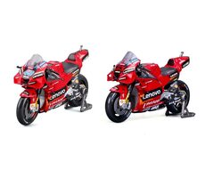 Maisto - Motocykl, Ducati Lenovo Team 2022, assort (63 Francesco Bagnaia+43 Jakc Miller), 1:18