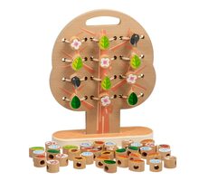 Lucy & Leo Strom dřevěný šněrovací a provlékací set / od 3 let