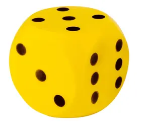 Androni Kostka měkká žlutá / 16cm / od 3 let