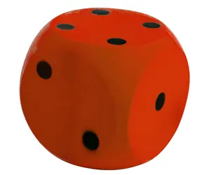 Androni Kostka měkká červená / 16cm / od 3 let