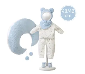 Llorens VRN738-74051 obleček pro panenku miminko NEW BORN velikosti 40-42 cm / od 3 let