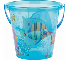 Androni Kyblík rybičky průhledný modrá / průměr 17 cm / od 12 měsíců