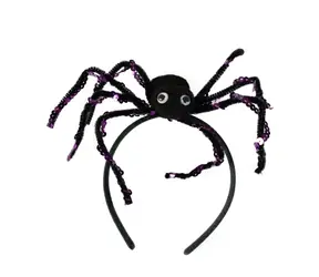 Rappa Čelenka halloween s černým pavoukem