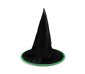 Rappa Dětský klobouk černo-zelený čarodějnice/Halloween