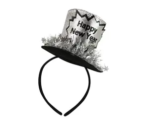 Rappa Čelenka s mini kloboukem Happy New Year