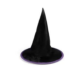 Rappa Dětský klobouk černo-fialový čarodějnice/Halloween